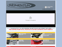 Tablet Screenshot of momentummotorparts.com